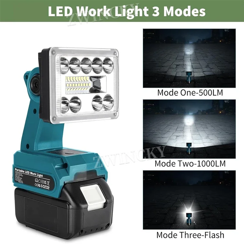 Cordless Work Light LED Flashl - Black+Decker Tool Cordless ulasan dan harga