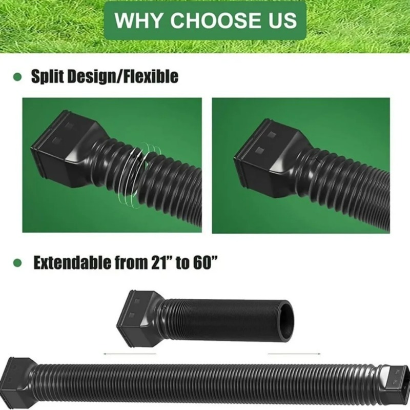 Flexible Retractable Downspout - Flexible Hose Braided ulasan dan harga