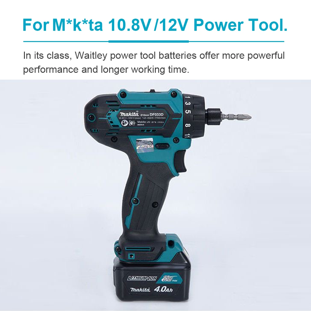 12V 4A Rechargeable Replace Li - Makita Drill Hp1640 ulasan dan harga