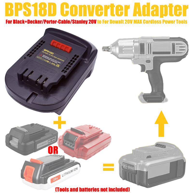 HAKSINKY BPS18D Adapter for Bl - Black+Decker Tool 20V Max ulasan dan harga