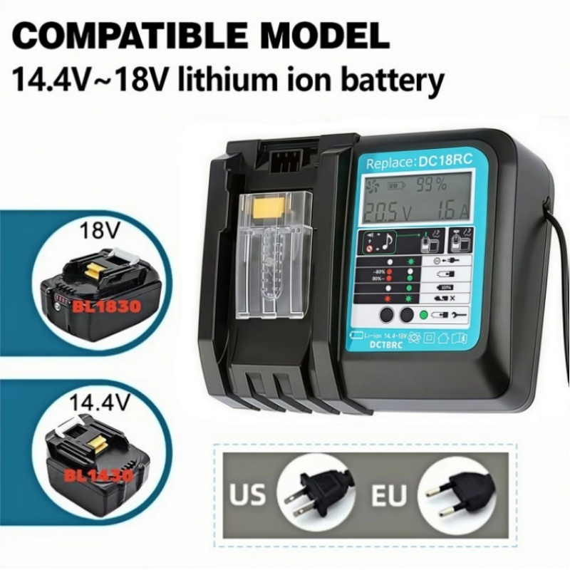DC18RC Fast Charging with Fan  - Makita Drill Hp1640 ulasan dan harga