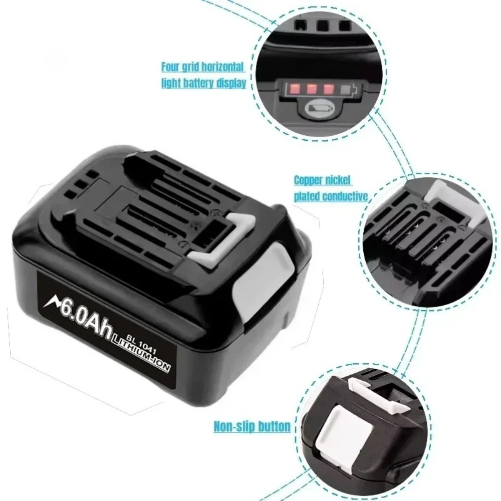 10.8V 12V Max 4.0Ah/6.0Ah Li-i - Makita Drill Hp1640 ulasan dan harga